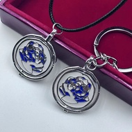 Arcane League Of Legends Anime Peripheral Rotating Rose Token Necklace