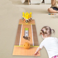 [szluzhen3gv] Bowling Play Set Bowling Alley Game Educational Portable Family Game with