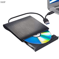 Vvsg External DVD Drive USB 3.0 TYPE-C Portable +/-RW Player For CD ROM Burner Compatible With Laptop Desktop PC DVD Burner QDD