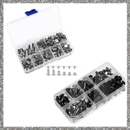 (ZCFJ) 90Sets Chicago Screws Kit 6 Sizes Screw Rivets Metal Chicago Binding Screws for DIY Repair Le