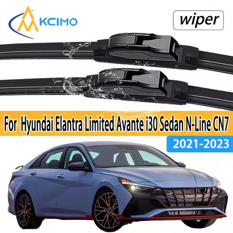For Hyundai Elantra Limited Avante i30 Sedan N-Line CNF7 ront Windshield Wiper Blades 2pcs Windscree