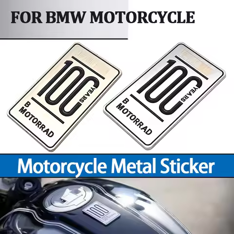 For BMW R 18 R12 R9T RnineT Motorcycle Metal Sticker Oil Box Fuel Tank Trim Cover Racer Scramble urb
