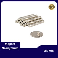 Round Neodymium Magnet 4x2 mm 4x2mm 4 x 2 mm 4mm x 2mm 4*2 mm 4*2mm