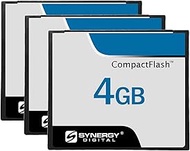 Synergy Digital 4GB Compact Flash Memory Cards, Compatible with Fujifilm Finepix M603 Digital Camera
