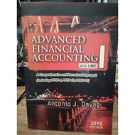 Advanced Financial Accounting 1, Dayag