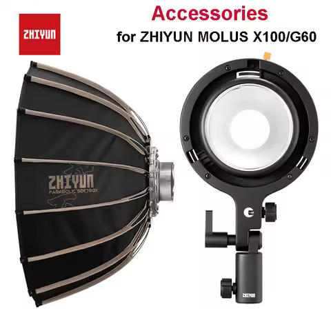 ZHIYUN Accessories Bowens Mount Adapter / Ball Softbox / Silicone Softball / Extension Plate for MOL