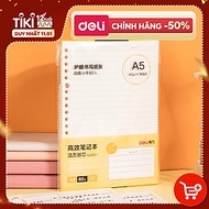 Sổ Tay A5 Deli - Bìa Cứng - Có Thể Thay Lõi Sổ - Lõi Ô Vuông/Kẻ Ngang -HA560/NA560
