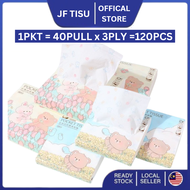 Cute Bear &amp; Friends cartoon Pocket Tissue 160 Sheets 4 Ply Handkerchief Tissue Travel