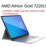 14 Inch IPS AMD Athlon Gold 7220U Tablet PC Windows 11 LPDDR5 12GB 2242 M.2 SATA 512GB SSD 7.6V/6000