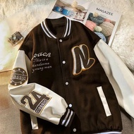 Baseball Jacket Oversized N COACKWanita | Varsity Baseball Jacket Wanita | Korean Style Baseball Jac