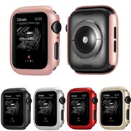 適用apple watch6代/5保護殼iwatch4 3 代保護套SE蘋果手表殼超薄防摔硬殼iphone watch6/7/8全包邊框40 44mm