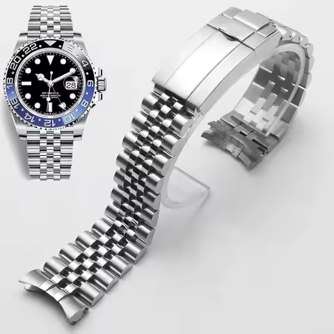 20mm Jubilee 904 Watchband For Rolex Oyster Perpetual Submariner Men Strap Luxury watch chain Mod Pa