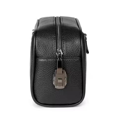 new Men's soft leather password lock clutch bag Male handbag rectangular wallet phone bag Wrist Bag 