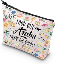 JNIAP Aruba Makeup Bag Aruba Trip Gifts Aruba Vocation Gifts Aruba Travel Bag Aruba Souvenir Aruba T