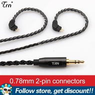 FAAEAL TRN A3 6 Core Earphones Cable 3.5mm High Purity Copper Cable With MMCX/2Pin 0.75mm 0.78mm Con
