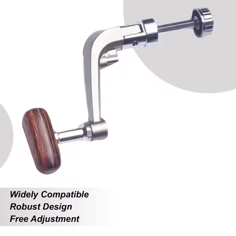 Spinnings Reel Handle Fishing Spinnings Reel Crank Handle Rotatable Grip Rotatable Fishing Reel Arm 