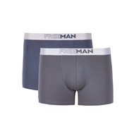 Combo 2 Quần lót boxer nam Freeman chất liệu cotton thoáng mát thấm hút mồ hôi tốt BO509
