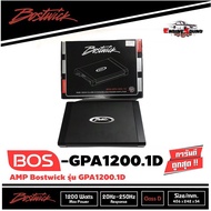 1 Car Power Amplifier BOSTWICK Model BOS-GPA1200.1D CLASS D Black Audio