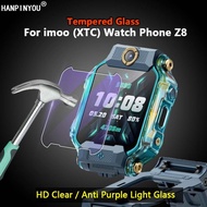 สำหรับ Imoo (Xiaotiancai) นาฬิกาโทรศัพท์ Z8 Z7A Z7 Z6A Z6เด็ก SmartWatch Ultra Clear / Anti สีม่วง2.5D 9H กระจกนิรภัยหน้าจอ Protector