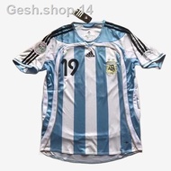 High Qualityஐ2006 2010 2014 2018 Argentina MESSI Retro Football Men Retro Soccer Jersey Shirt Men