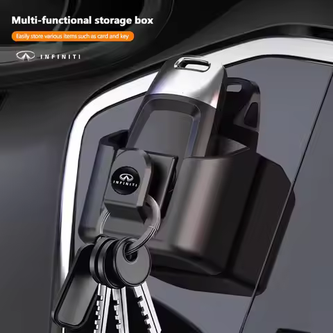 Car Key Storage Box Organizer Auto Dashboard Sunglasses Card Holder Clip For Infiniti QX55 QX50 QX60