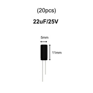 25V - 10uF 22uF 33uF 47uF 100uF 220uF 330uF 470uF 1000uF 2200uF 4700uF 10000uF - Aluminium Electroly