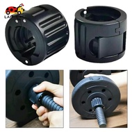 [lahomia] Durable PP Barbell Clamps Fast Lock Removal Weight Bar Clips for Gym Weights Barbell Worko
