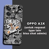 CC3 Flexible rubber softcase for oppo A3X/ one piece anime character Motif Oppo A3X/case Oppo A3X ca