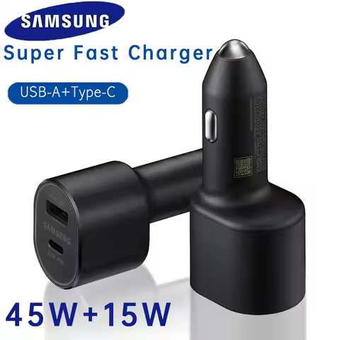 Samsung Pd Car Phone Charger 45w 15w Usb Type C Auto Cargador Samsung Galaxi S25 Ultra S24 Plus S23