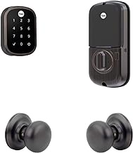 Yale Assure Lock SL, Wi-Fi Smart Lock with Cambridge Knob - Works with the Yale Access App, Amazon Alexa, Google Assistant, HomeKit, Phillips Hue and Samsung SmartThings, Oil Rubbed Bronze
