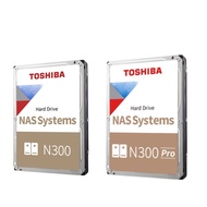 Toshiba N300 & N300 Pro NAS HDD 4TB 6TB 8TB 10TB 12TB 14TB 16TB 18TB 20TB SATA 7200RPM 512MB 256MB