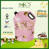 Engine Oil 0w20 BOLD 𝕏 SIRIM 4L / 3L Fully Synthetic SP Car 0w-20 Minyak Hitam Enjin Kereta Perodua 