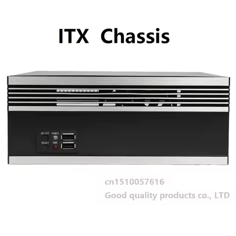 Server Mini Chassis Compatible ITX Motherboard FLEX 1U Power Supply Silver Panel Industrial Control 