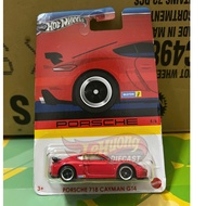 LeHuong Diecast - Hot Wheels Walmart Exclusive Porsche 718 Cayman GT4 Model Car