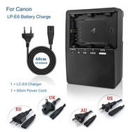 LP-E6 LP-E6N LC-E6 Charger Suitable for Canon: Compatible with LP-E6NH LC-E6E Battery EOS R Ra R5 C 