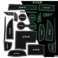 Hot Sale-Suitable for Mazda 2017-2018 CX-5 Water Coaster Door Slot Mat Anti-Slip Mat New CX5 Car Int