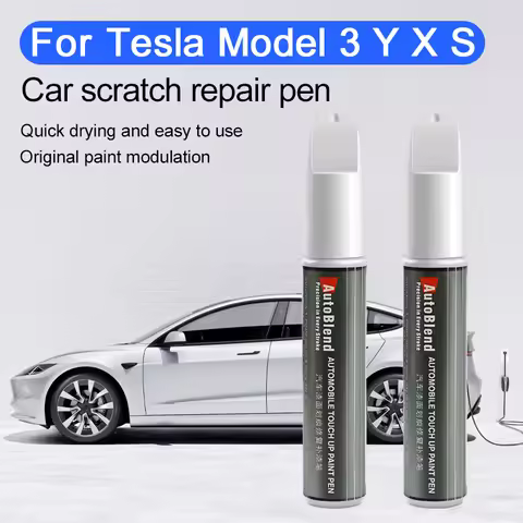 For Tesla Model 3 Y X S Car Scratch Removal and Touch-up Pen Wheel Hub Paint Repair Pen Clear Coat S