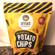 Irvins Big Salted Egg Potato Chips / Fish Skin Snack Singapore Egg 105g