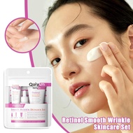 Retinol Smooth Wrinkle Skincare Set Tighten Pores Brightening Moisturizing Essence Nourishing R3v7