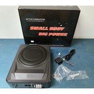 8 INCH Underseat Subwoofer Car Speaker Kereta Built-In Amplifier Active Subwoofer 8" Speaker Kereta 