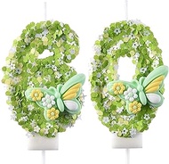 AOOLADA 60 Birthday Candle, 60th Cake Candles, Number 60 Birthday Candles for Cake Topper Decoration