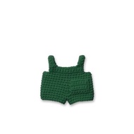 荷蘭Miffy米菲兔 配件衣服【綠色吊帶褲】純棉鉤針手工米飛娃娃