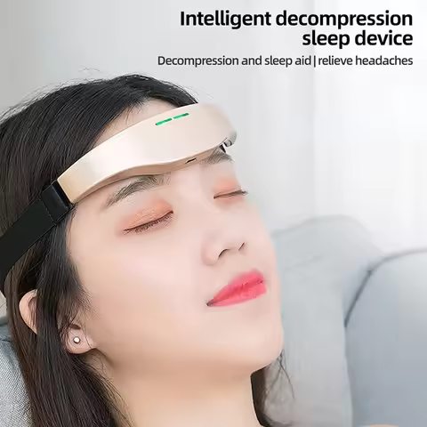 Electric Head Massager Headache and Migraine Relief Brain Stimulator Therapy Machine Migraine Insomn