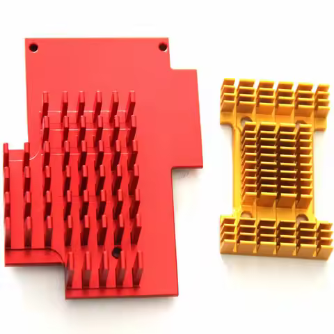 Precision CNC Machining CNC Milling Services Aluminum Alloy Heat Sink for Electronic Devices