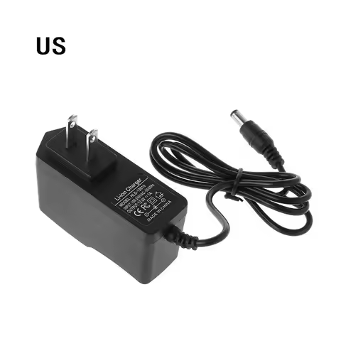 EU/US Plug 12.6V 1A Lithium Battery 18650/Polymer Battery Pack 100-240V 5.5MM x 2.1MM With Wire