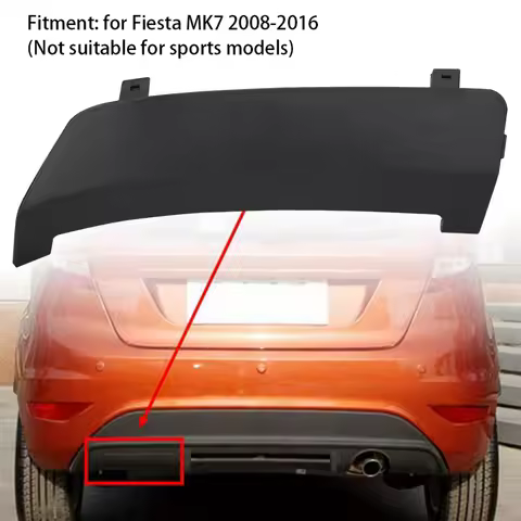 Car Rear Bumper Towing Eye Hook Cover Cap for Ford Fiesta MK7 2009-2017 8A61-17K922-AB5ZCT