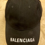 Balenciaga巴黎世家 帽子 老帽 黑色