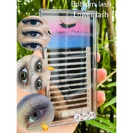 Bottom Lashes  _lower lashes Extension 6-8mm J 0.7 0.10 Soft Individual Natural Bottom Lashes Mink M