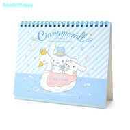 GentleHappy Sanrio 2024 Calendar Cartoon Cute Desk Calendar Anime Desktop Note Coil Calendar Book Week Planner Office School Supplies sg