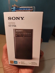 SONY ICF-P26 FM/AM radio (DSE 適用)